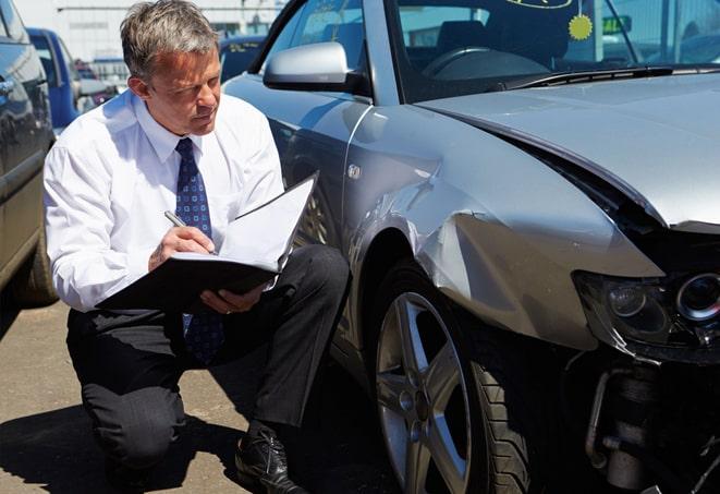 insurance agent explaining coverage to a customer